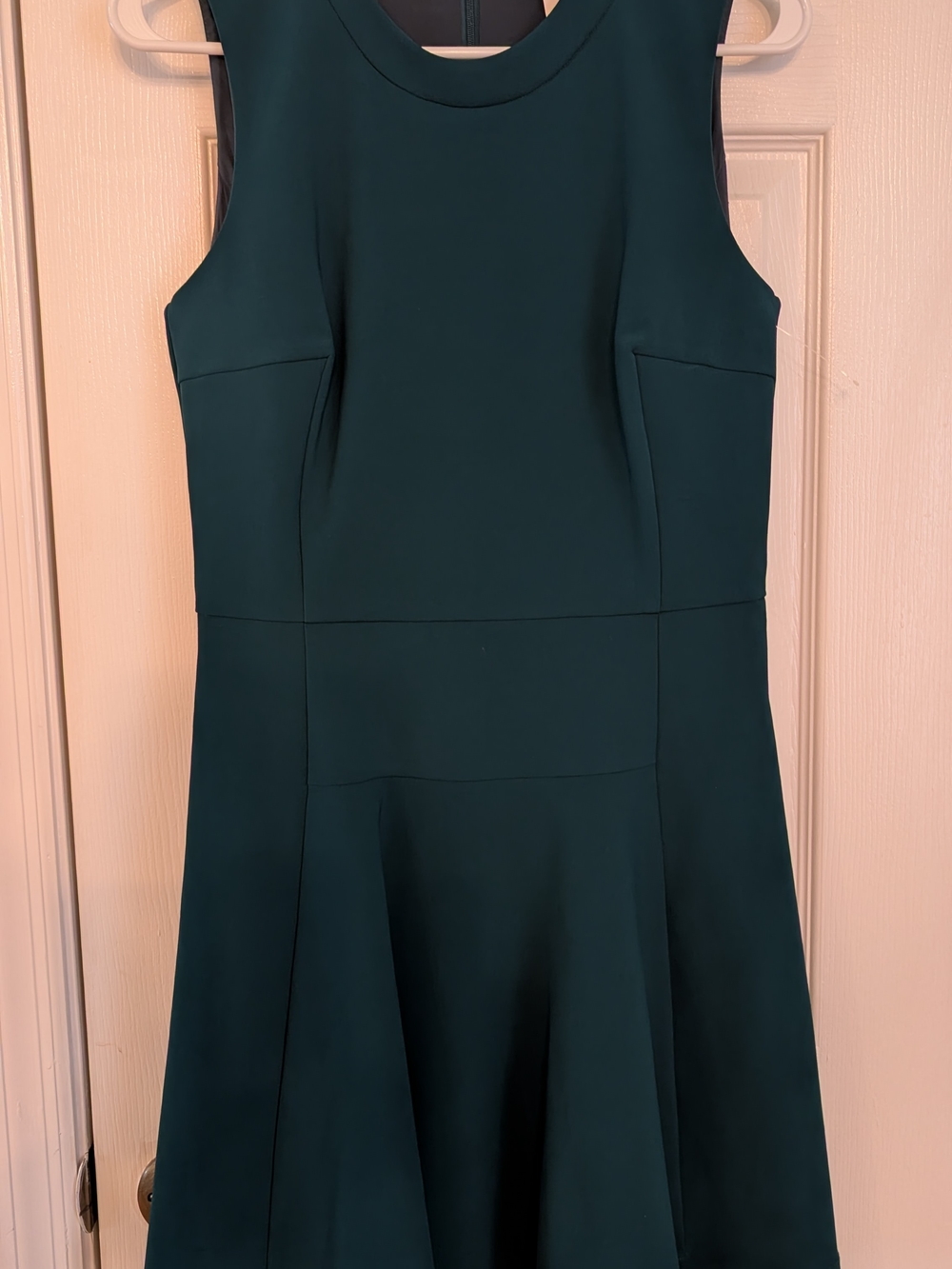 NWT Madewell Sleeveless Teal-Green Fit & Flare Dress 4